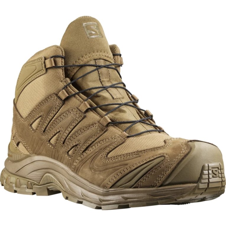 Brown Salomon Xa Forces Mid Men's Tactical Boots | IE GW9371